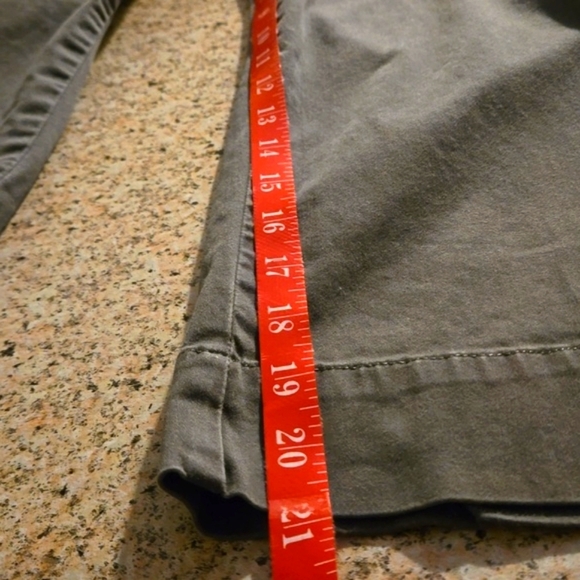 Bandolinoblu Crop length Pants Olive color 5 Pockets Women size 20W - Picture 13 of 15